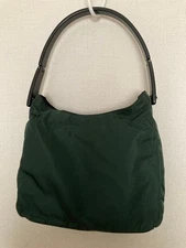 PRADA Dark Green Shoulder Bag From Japan Prada