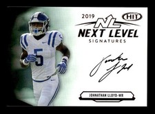 2019 SAGE HIT #NL-JL Johnathan Lloyd Next Level Signatures Red