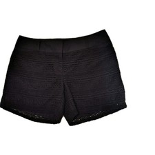 New The Limited Tailored Fit size 4 Navy Blue Lace Shorts NWT