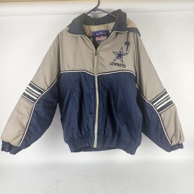 VINTAGE 90S DALLAS COWBOYS PUFFER JACKET MD/M GOOD CONDITION