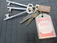Vintage 1954 Dodge Truck Flicker Key Fob 1954 Ohio Dav And Skeleton Keys