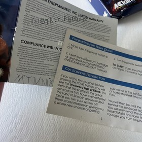 spada di ferro maghi e guerrieri 2 NE) include tutti gli inserti e manuale nes