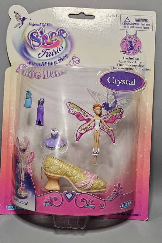 Vintage Legend Of The Shoe Fairies Shoe Dancers CRYSTAL Doll NIP