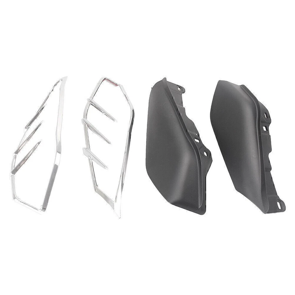 Mid-Frame Engine Air Deflector Heat Shield Trim For Harley Touring 2009-17 Black Foto 3 de 4