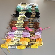 DMC Mouline Special Embroidery Floss Lot-Multicolor Cotton Skeins x25