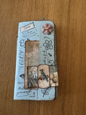 Notitzbuch Scrapbook Handarbeit Junk Journal Geschenk Unikat Ephemera