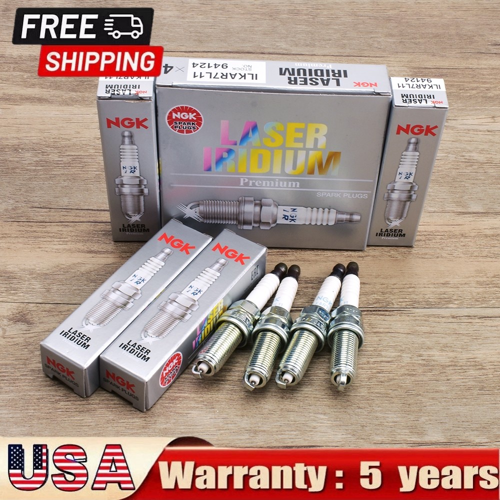 4PCS NGK Laser Iridium Spark Plugs 94124 ILKAR7L11 For Mazda CX-30 CX-5