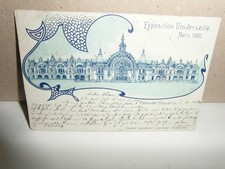 Künst.AK Exposition Universelle Paris 1900. usw.Archtitekt.,Gebäude gel.11.10.00