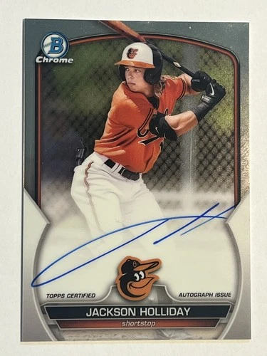 2023 Bowman - Chrome Prospect Autographs Jackson Holliday #CPA-JH (AU, RC)