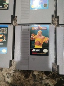 Lote de 8 juegos Nintendo NES TMNT Operation Wolf X-Men Off Road Batman Rambo y m&aacute;s
