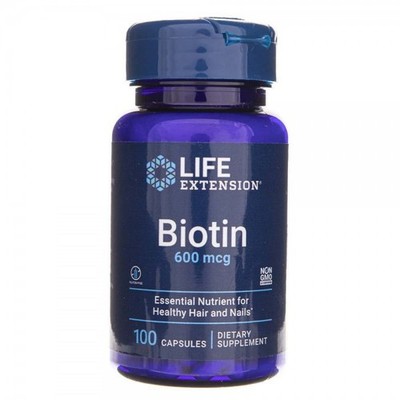 Life Extension Biotin 600mg 100 Kapseln