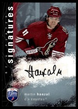 2007-08 Upper Deck Be A Player Signatures Martin Hanzal Auto #S-HM