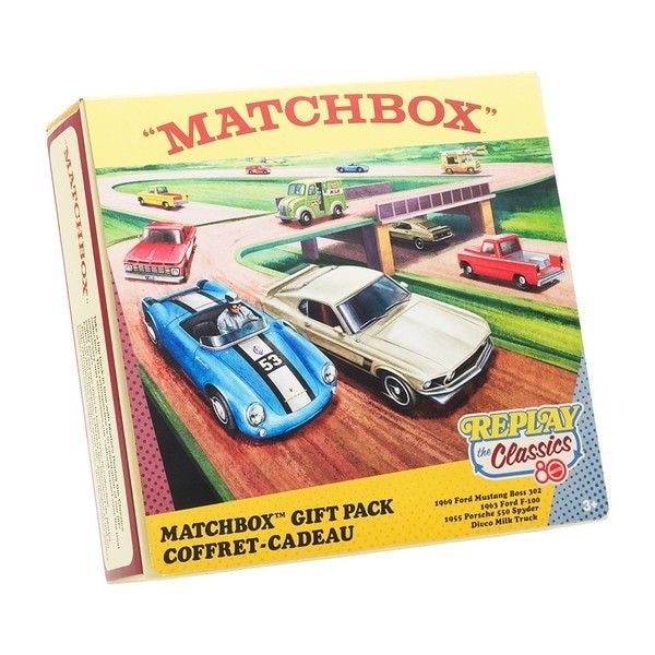 Matchbox Mattel 80th Anniversary 4 Pack JHB37-9864 | eBay