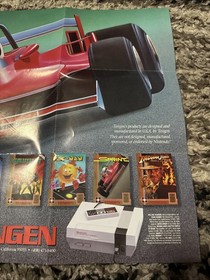Super Sprint Nintendo Nes Poster Manual Insert Tengen &ldquo;Drive Yourself Wild&rdquo;