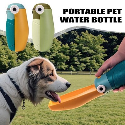 300ml Pet Dog Cat Water Bottle Drinking Mug Cup Puppy Travel Outdoor Portable