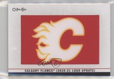 2021-22 O-Pee-Chee Team Logo Manufactured Update Calgary Flames #344 Patch 14zh