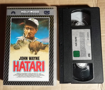 HATARI - JOHN WAYNE / HARDY KRÜGER / ELSA MARTINELLI - VHS - ca. 158 min. (228)