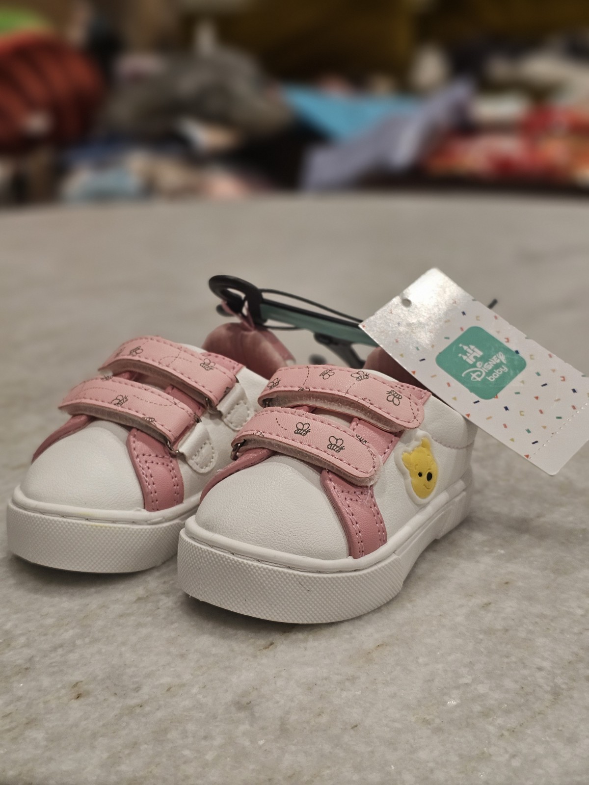 Winnie The Pooh Baby Sneaker Ground Up Size 3 NEW WITH TAGS