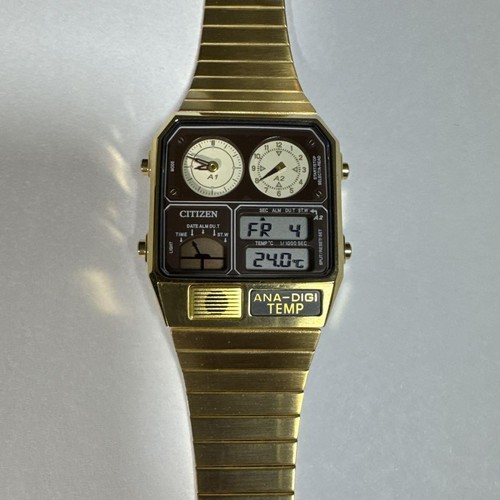 Citizen ANA-DIGI TEMP Gold Digital-Analog with Temp Function - Picture 5 of 6