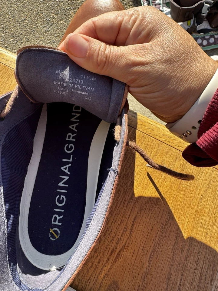 Zapatos de vestir Oxford con cordones punta redonda de cuero marrón H&M para hombre talla US 11,5 EUR 45 Foto 3 de 3