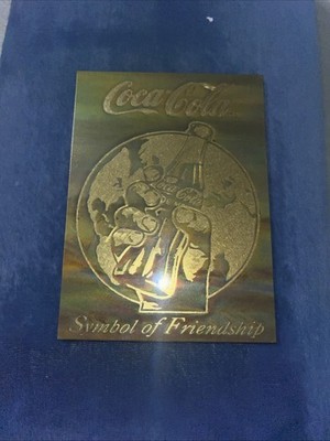 1994COLLECT A CARD COCA COLA COLLECTION BE-1 METAL SPECIAL INSERT CARD RARE 1139