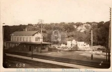 Fairmount MA Massachusetts New Haven Train Station c1910 RPPC Postcard COPY