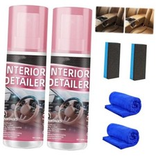2Pcs Car Interior Cleaner, New Polishing Cleaner, All Purpose Car Interior