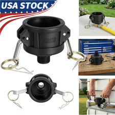 330 Gallon IBC Tote Water Tank Adapter 2" to 3/4" Cam Lock Garden Hose Coupling