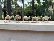 LOD Enterprises BARZSO PLAYSET LOD089 BURRO PACK TRAIN (BLUE) (5 FIGURES)