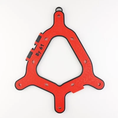 SOUTHERN REC SUPPLY Mezz Turtle Rack 2 Carrying Case Hard Template Sheet Holder/Carrier (Red)