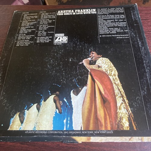 This Girls In Love With You by Aretha Franklin Lp - Imagen 2 de 2