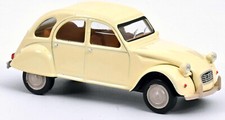 Norev 1978 Citroen 2CV Cream 1:43 Scale 4 Inch Diecast Car in Box