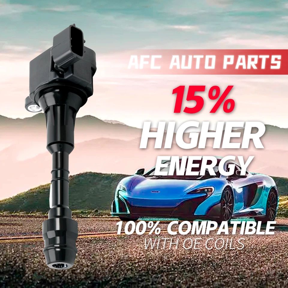 6 For 2002-2008 Nissan Maxima V6 3.5L Ignition Coil PACK & Spark Plug UF349 OEM - Image 4 of 4