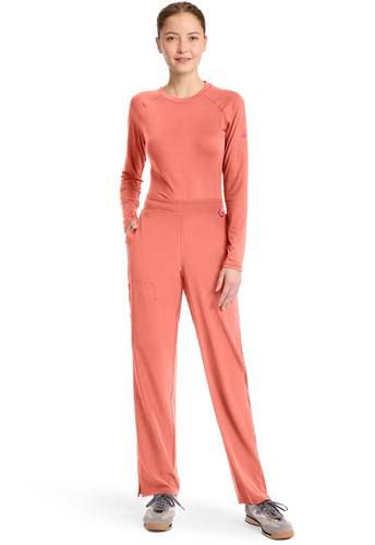Med Couture Scrubs Women's Straight Leg Pull-on Pants MC103 CRFU Coral Fusion - Bild 5 von 5
