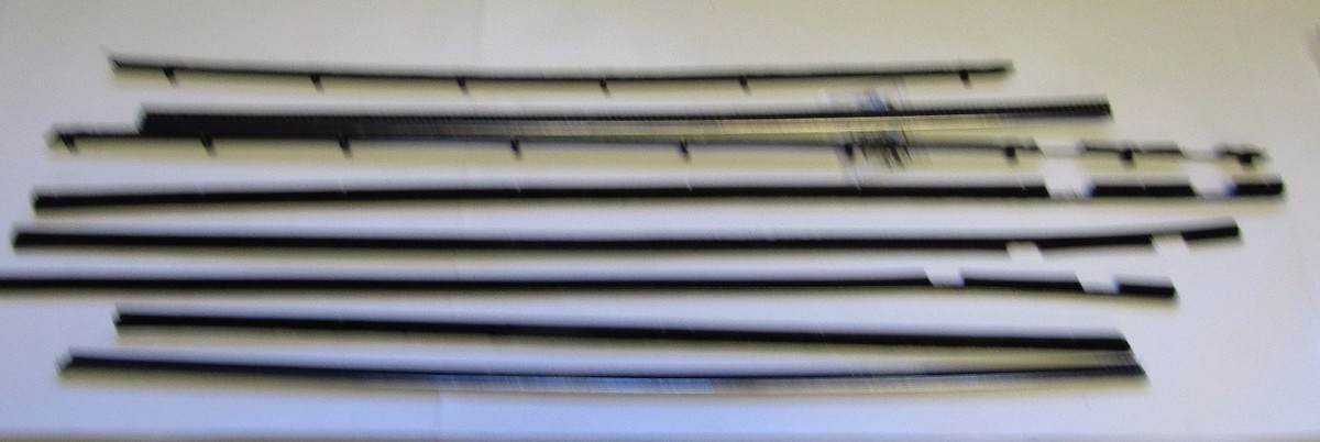 Fits 60 61 62 Polara Hardtop Window Sweeps Fuzzies Whiskers Felts