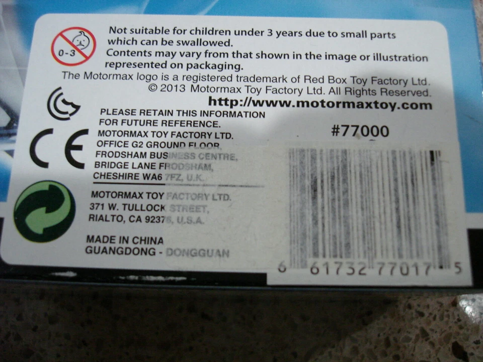 NUEVO RARO Motormax Sky Wings SR 71 Blackbird Diecast Airplane Series #77000 Foto 2 de 4