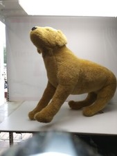 LIFE SIZE RARE MELISSA  DOUG LARGE 22 X 31" YELLOW LAB PLUSH DOG STUFFED 2116