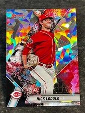 2019 Bowman's Best ATOMIC REFRACTOR PROSPECT ROOKIE Nick Lodolo