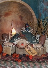 Primitive Patti's Ratties Crow Fall Scarecrow Shelf Doll Paper Pattern 353