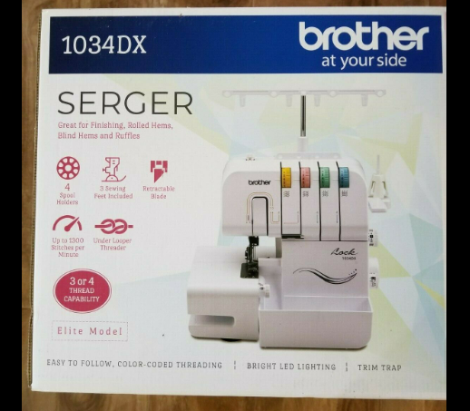 Brother Serger 1034DX Sewing Machine IN HAND AND READY TO SHIP | eBay