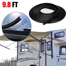 3M Rubber RV Window Seal Strip 1/2'' X 1/4'' Weather Stripping Seal Trim Black