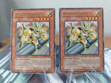 2x Yu-Gi-Oh! Road Synchron DP09-EN002 Rare 1st Edition LP & MP