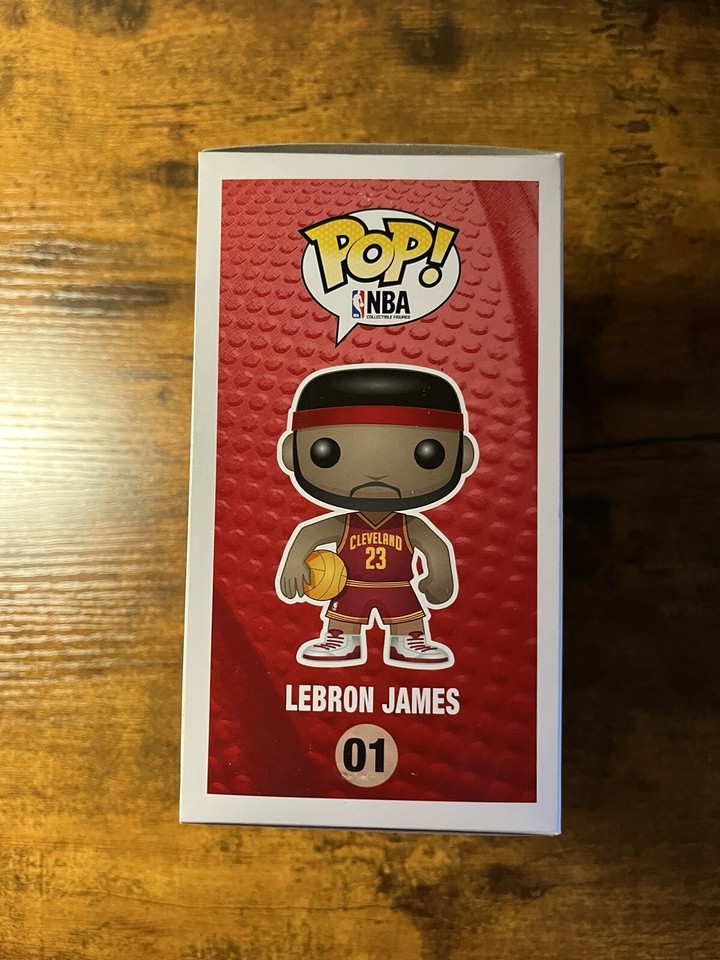 Funko Pop! LeBron James Cleveland Cavaliers 01 Vinyl Figure eBay