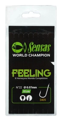 SENSAS HAKEN GEBUNDEN 3405 SCHWARZ / 22-20-18-16-14 / Stipphaken