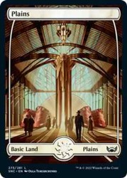 Plains (273) Full Art Foil - Streets of New Capenna - Magic: The Gathering