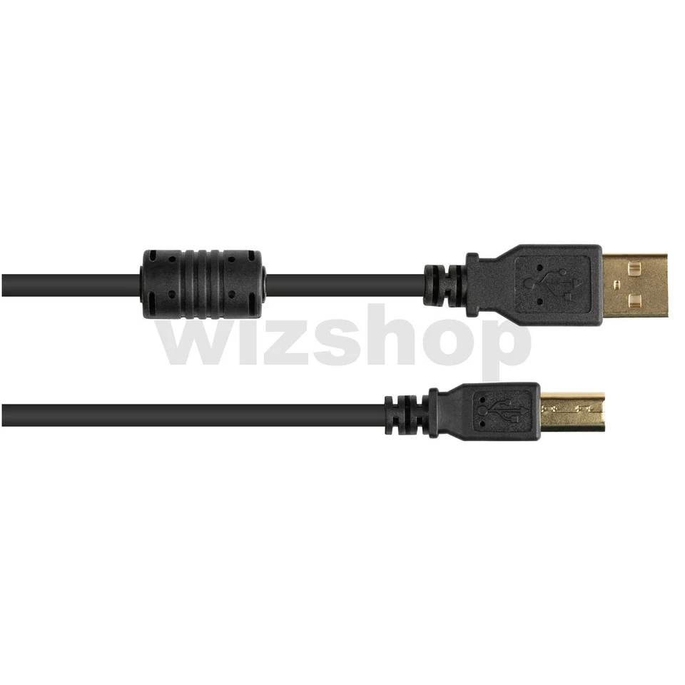 Cavo USB per Stampante da 0,5 a 5 metri USB 2.0 A/B Stampante scanner dati ecc.  - Immagine 2 di 3