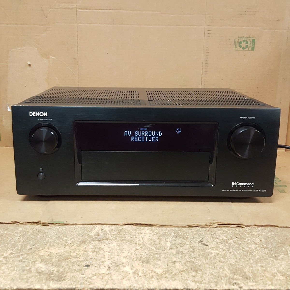 Denon AVR-X4000 Integrated Network AV Receiver (Powers On) No 