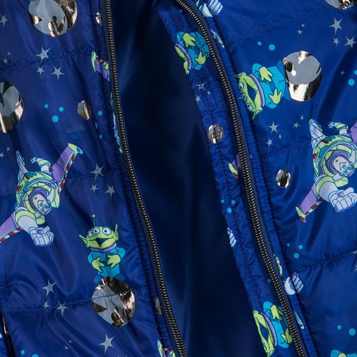New DISNEY Store Toy Story LightWeight Puffy Puffer Jacket 7/8 no name - Picture 3 of 3
