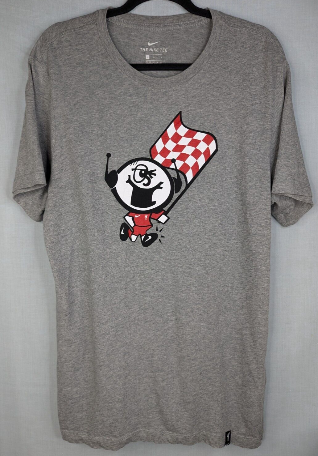 Nike -Liverpool  F.C - Football Club Ignite - Mens - Grey T-Shirt - Large - VGC