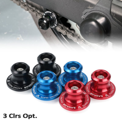M8 Rear Axle Swingarm Spools Sliders For KAWASAKI Z400 Z650RS Z900